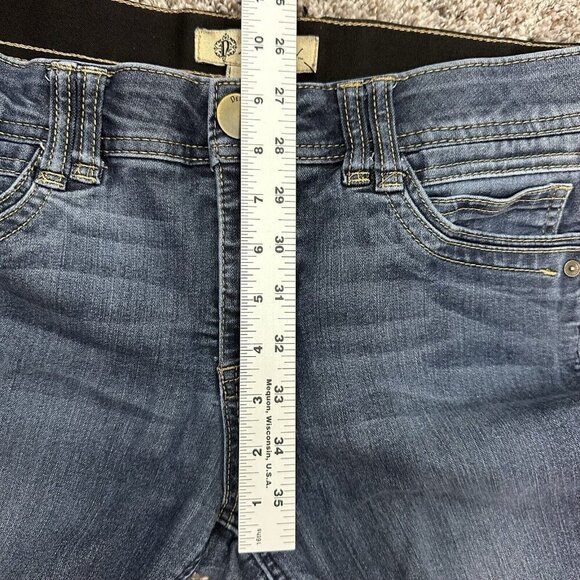 Democracy Ab Tech Solution Gray Skinny Jeans Womens 12 Elastic Waist Stretch‎ - Picture 11 of 11